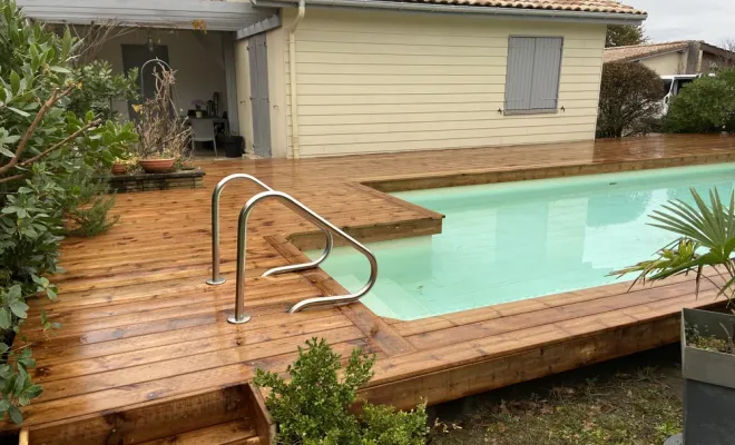 Pose terrasse bois à Soustons, Léon, DML Multiservices