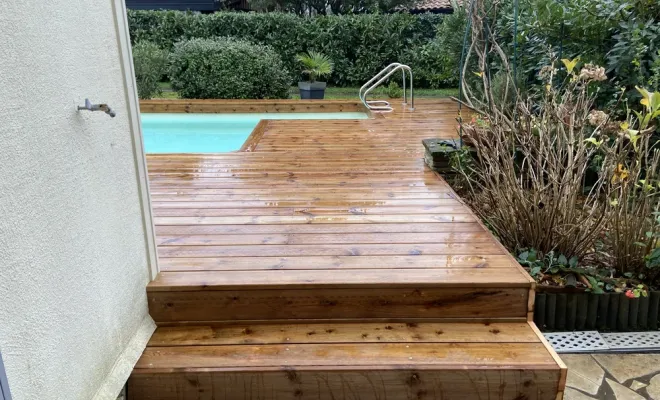 Pose terrasse bois à Soustons, Léon, DML Multiservices