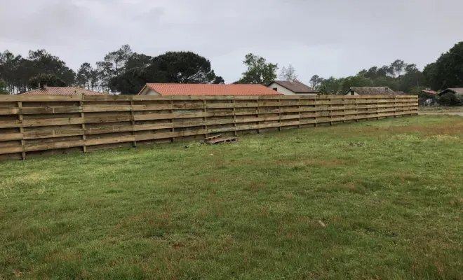 Fabrication clôture bois à Soustons, Léon, DML Multiservices