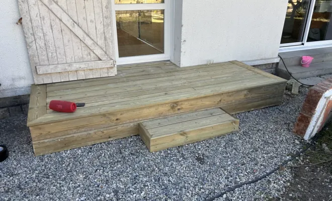 Fabrication et pose de terrasse a Soustons, Léon, DML Multiservices