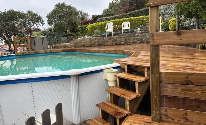 Pose et fabrication terrasse bois à Capbreton, Léon, DML Multiservices