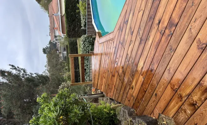 Pose et fabrication terrasse bois à Capbreton, Léon, DML Multiservices