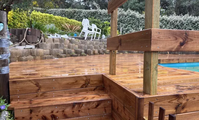 Pose et fabrication terrasse bois à Capbreton, Léon, DML Multiservices