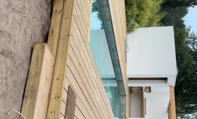 Pose et fabrication terrasse bois à Vielle-Saint-Girons, Léon, DML Multiservices