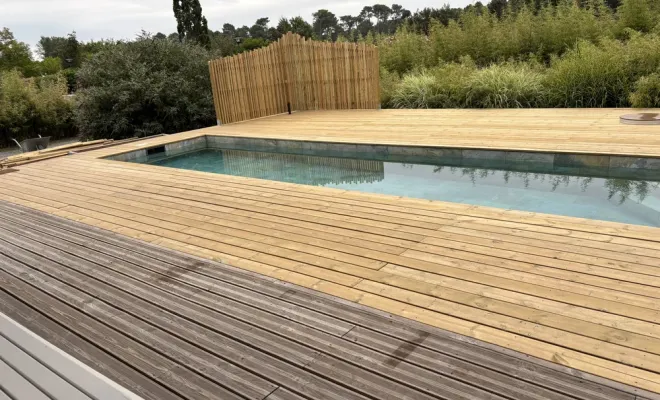 Pose et fabrication terrasse bois à Vielle-Saint-Girons, Léon, DML Multiservices