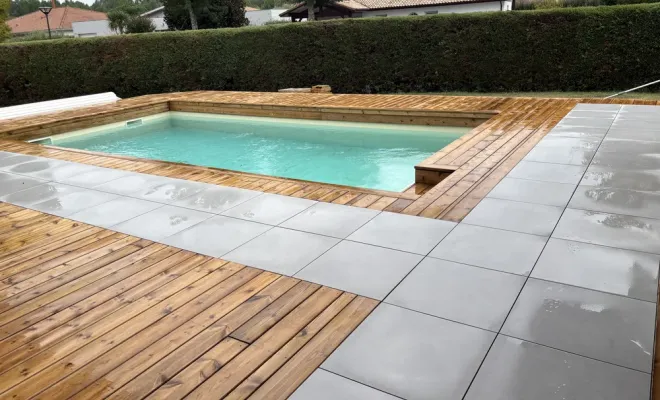 Pose terrasse bois et carrelage a LEON, Léon, DML Multiservices